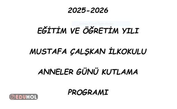 ANNELER GÜNÜ PROGRAMI