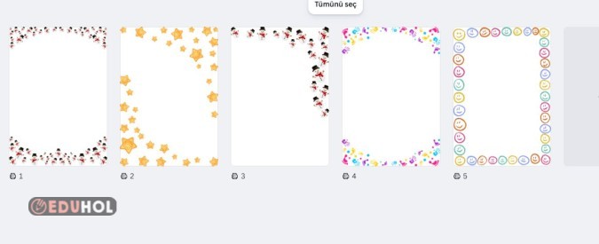 gelişim raporu/ dosyası baskı