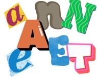 a, n, e, t sesleriyle ilgili hece eşleştirme çalışması