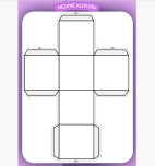 hediye kutusu şablon