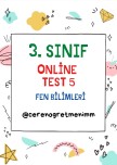 MİNİ TEST 6 / Işık ve Işık Kaynakları
