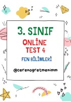 MİNİ TEST 4 / FEN BİLİMLERİ