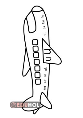 U sesi uçak oku boya