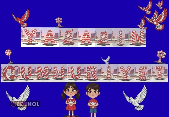 29 Ekim Pano :YAŞASIN  CUMHURİYET