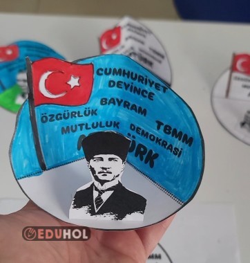 3 boyutlu 29 EKİM şablonu