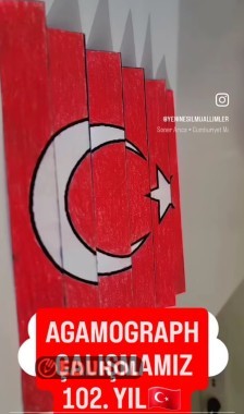 AGAMOGRAPH ÇALIŞMASI 29 EKİM CUMHURİYET BAYRAMI