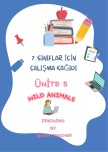 7.sınıf 4.ünite wild animals