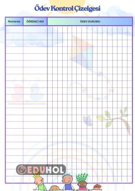 Ödev Kontrol Çizelgesi