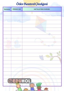 Ödev Takip Çizelgesi