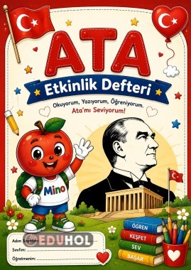 🇹🇷❤️ 1. Sınıf Ata Yazıyorum – Etkinlik Defteri ❤️🇹🇷
