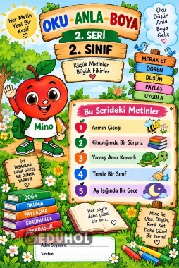 📚 2. Sınıf Türkçe – Oku • Anla • Boya  2. Seri