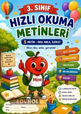📚🎈 3. Sınıf Hızlı Okuma Metinleri – 5 Metin | Oku, Anla, İlerle! 🌟
