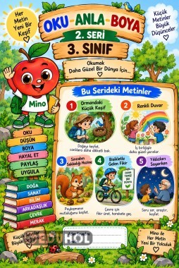 📚 3. Sınıf Türkçe – Oku • Anla • Boya  2. Seri