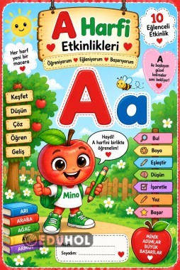 🔤 A Harfi Etkinlikleri – 10 Eğlenceli Etkinlik “