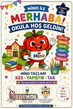 🎒🍎 MİNO İLE MERHABA! OKULA HOŞ GELDİN! 🌈✨