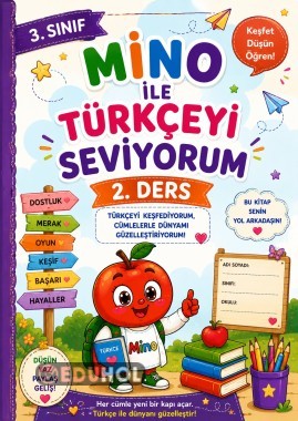📚 Mino ile Türkçeyi Seviyorum – 3. Sınıf | 2. Ders Yayında! 🍎