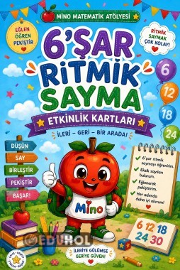 🍎✨ Mino Matematik Atölyesi | 6'şar Ritmik Sayma Etkinlik Kartları ✨🍎