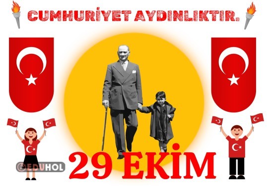 CUMHURİYET AYDINLIKTIR.