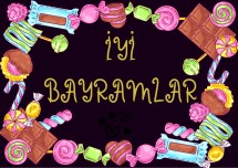 İyi bayramlar dijital pano