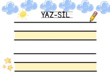Yaz-Sil Şablon