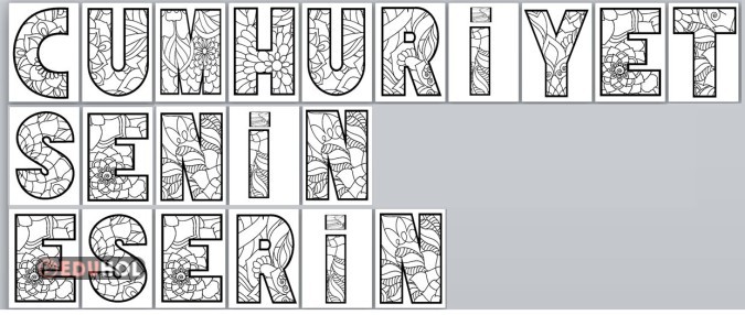 CUMHURİYET SENİN ESERİN Mandalsı