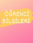 Öğrenci iletişim bilgileri