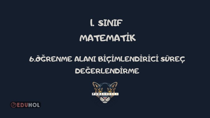 MATEMATİK-6.ÖĞRENME ALANI BİÇİMLENDİRİCİ SÜREÇ DEĞERLENDİRME VE DERECELEME ÖLÇEĞİ