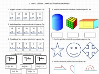 Matematik 2. Dönem 1. Değerlendirme
