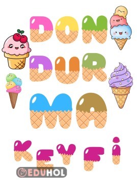 D SESİ DONDURMA KEYFİ PANOSU