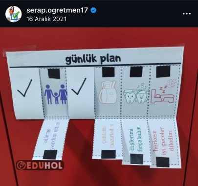 G sesi için günlük plan çalışması