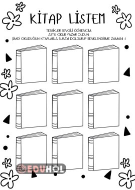 İLK KİTAP LİSTESİ ŞABLONU