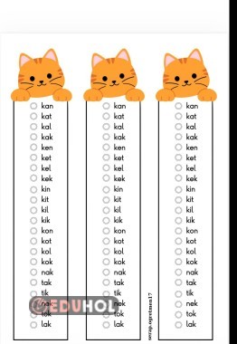 K HECE KONTROL ÇİZELGESİ