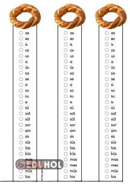 S hece okuma kontrol