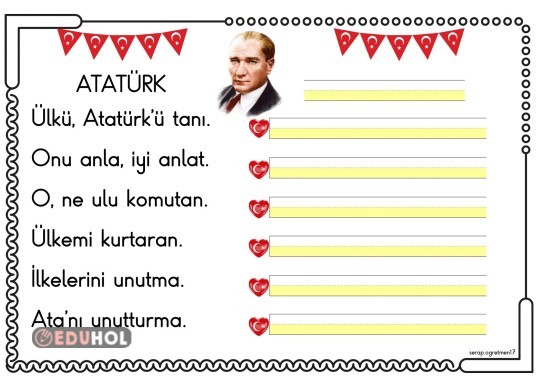 Ü sesi Atatürk metni