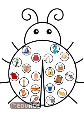 U SESİ UĞUR BÖCEĞİ KES YAPIŞTIR BOYA