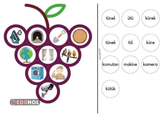 Ü ÜZÜM YAPIŞTIRMA