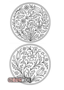 Yerli malı çini, vazo, kilim boyama