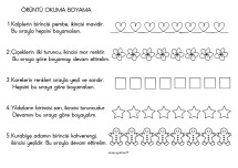 ÖRÜNTÜ TEMALI OKUMA BOYAMA