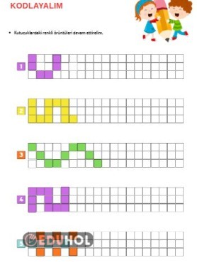 DİKKAT VE ODAKLANMA ETKİNLİĞİ.DESEN TAMAMLAMA