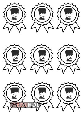 Atatürk yaka kartı