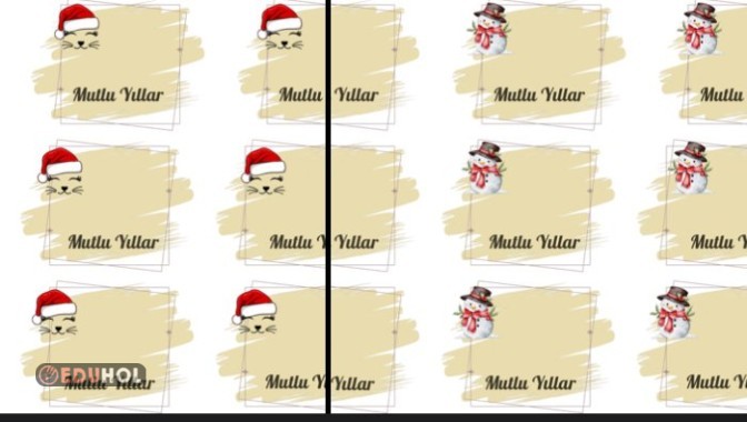 Mutlu Yıllar Hediye Kartı