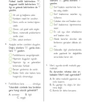 Hayat Bilgisi Dogru-Yanlış ağırlıklı tekrar