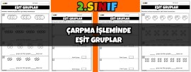 2.Sınıf Çarpma İşlemi-Eşit Gruplar
