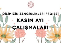 dilimizin zenginlikleri kasım ayı çalışmaları kapak