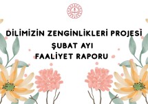 Dilimizin Zenginlikleri Şubat Ayı Faaliyet Raporu KAPAK