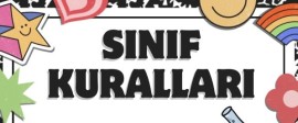 SINIF KURALLARI AFİŞİ