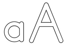 Harf boyama sayfaları