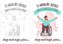 3 Aralık Dünya Engelliler Günü Boyama Sayfası