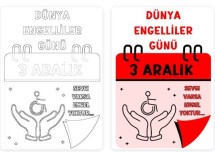 3 Aralık Dünya Engelliler Günü Boyama Sayfası
