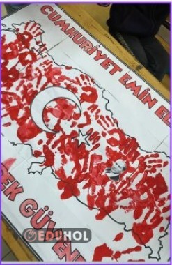 10 a4 Boyutunda Bayrak